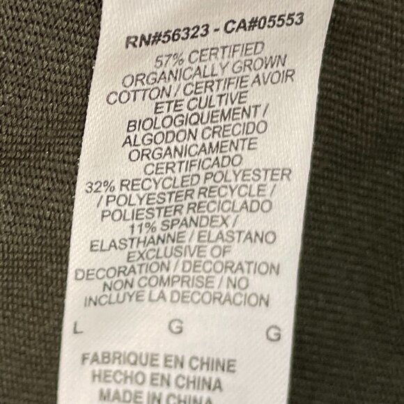 Nike Just Do It Leggings Logo Band Just Do It Pant Leg Text Olive Green Stretchy - Picture 8 of 12